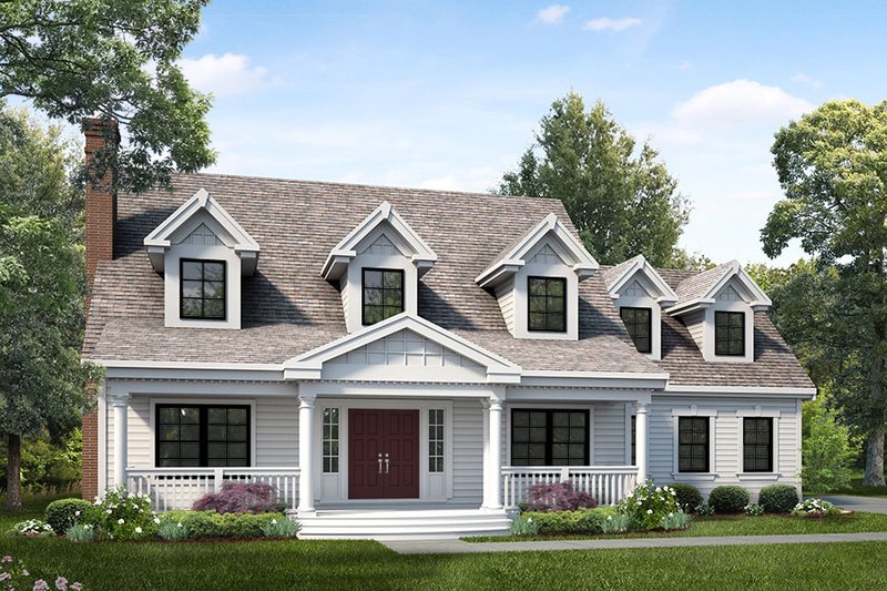 Colonial Style House Plan - 4 Beds 2.5 Baths 2481 Sq/Ft Plan #47-891