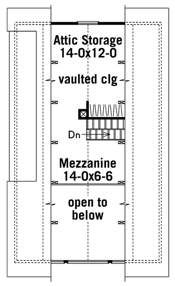 Home Plan - Cottage Floor Plan - Upper Floor Plan #57-478