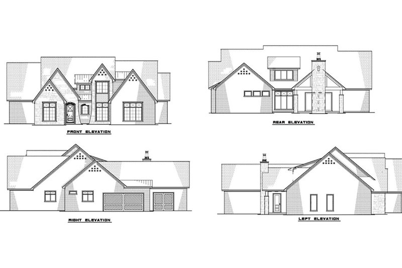 Home Plan - Exterior - Other Elevation 2 for Contemporary House Plan #923-125 - 3 bed, 4.5 bath