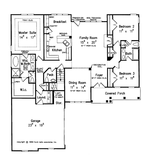 Dream House Plan - Craftsman Floor Plan - Main Floor Plan #927-566