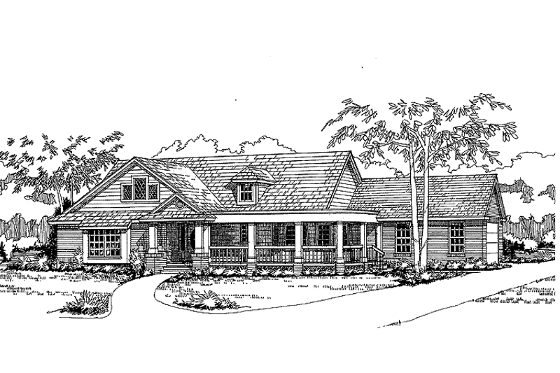 Dream House Plan - Ranch Exterior - Front Elevation Plan #472-138