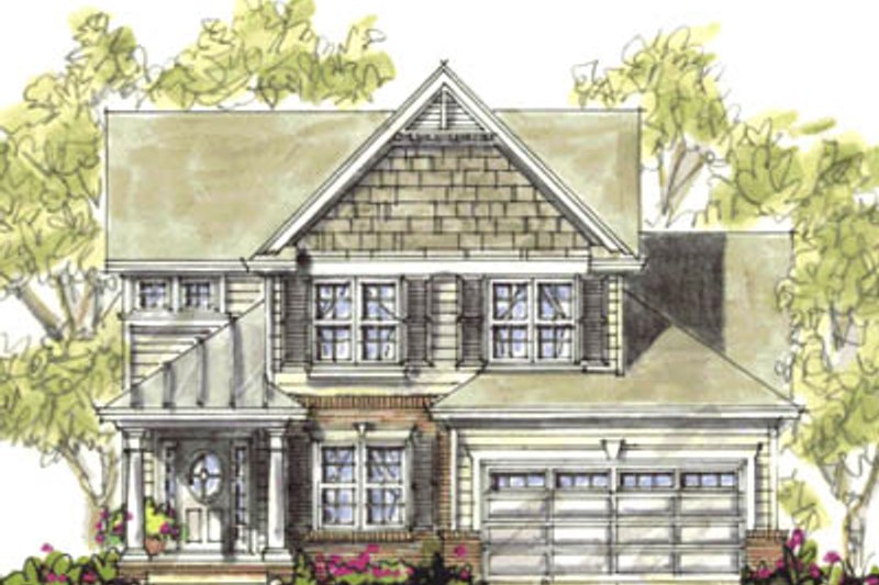House Blueprint - Bungalow Exterior - Front Elevation Plan #20-1230