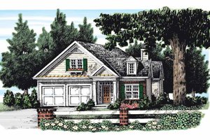 Classical Exterior - Front Elevation Plan #927-268