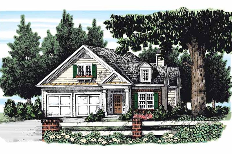 Dream House Plan - Classical Exterior - Front Elevation Plan #927-268