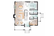 European Style House Plan - 3 Beds 1.5 Baths 2021 Sq/Ft Plan #23-2547 