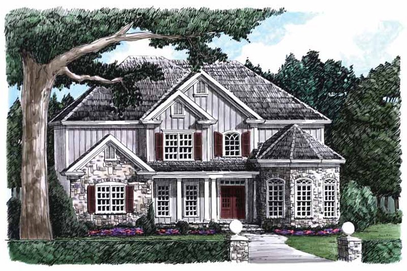 Home Plan - Country Exterior - Front Elevation Plan #927-789