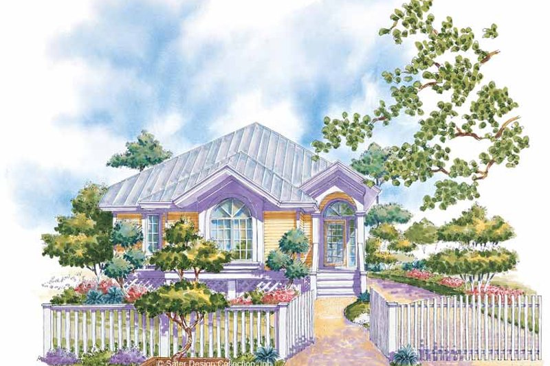 Dream House Plan - Country Exterior - Front Elevation Plan #930-73