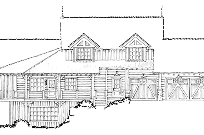 Architectural House Design - Exterior - Other Elevation 5 for Craftsman House Plan #942-30 - 4 bed, 4.5 bath