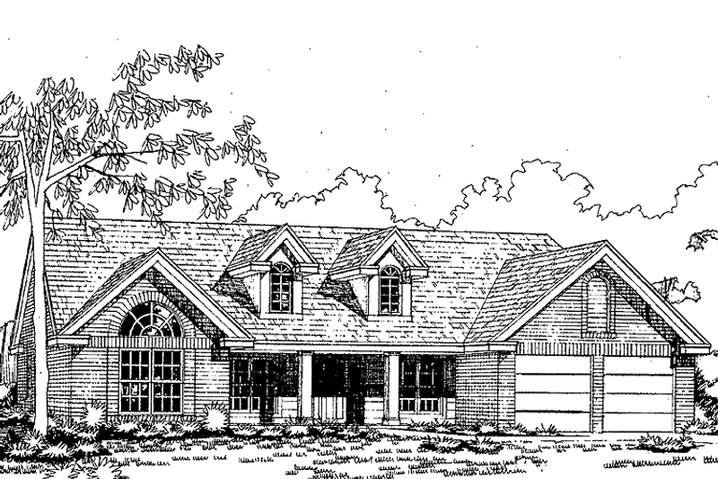 Dream House Plan - Exterior - Front Elevation 3 for Country House Plan #472-137 - 3 bed, 2 bath