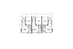 Floor Plan - Main Floor for Craftsman House Plan #53-534 - 3 bed, 2 bath