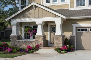 Exterior - Front Elevation 4 for Craftsman House Plan #20-1235 - 4 bed, 3 bath