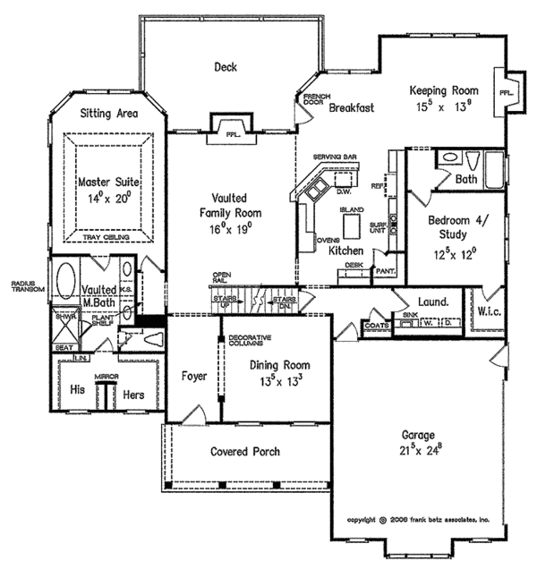 Dream House Plan - Bungalow Floor Plan - Main Floor Plan #927-419