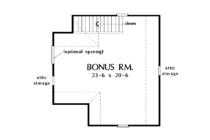 Floor Plan - Other Floor for Victorian House Plan #929-427 - 3 bed, 2 bath