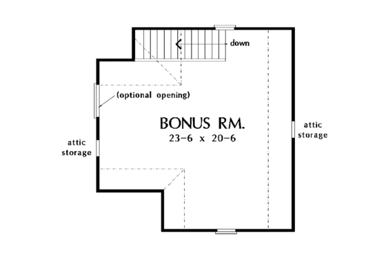 Floor Plan - Other Floor for Victorian House Plan #929-427 - 3 bed, 2 bath