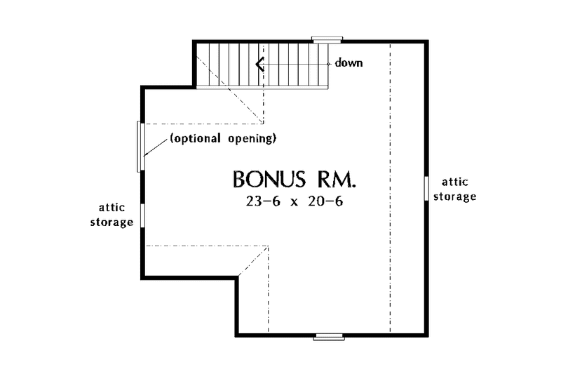 Home Plan - Floor Plan - Other Floor for Victorian House Plan #929-427 - 3 bed, 2 bath