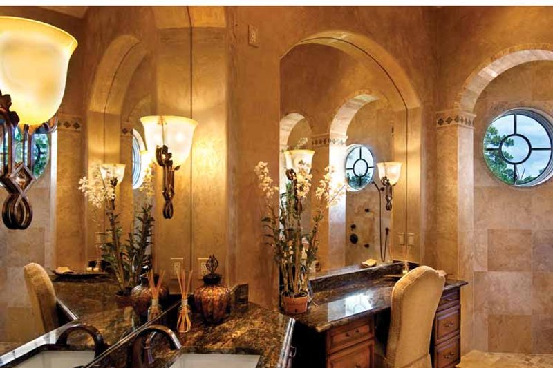 House Design - Interior - Master Bathroom 1 for Mediterranean House Plan #930-440 - 5 bed, 5.5 bath
