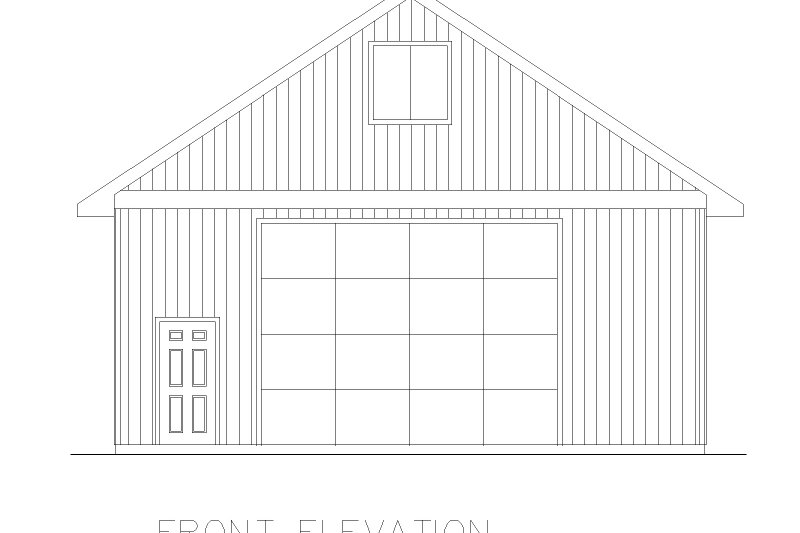 Home Plan - Exterior - Front Elevation 3 for Traditional House Plan #117-260, 0 bath