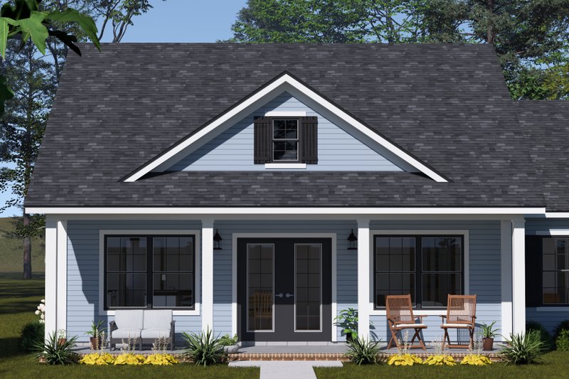 House Plan Design - Exterior - Other Elevation for Cottage House Plan #513-2373 - 3 bed, 2 bath