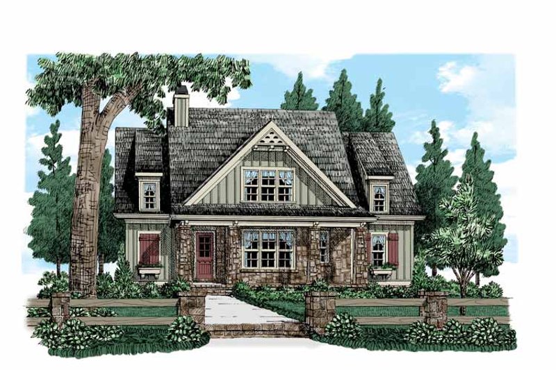 Home Plan - Exterior - Front Elevation 3 for Colonial House Plan #927-520 - 4 bed, 3 bath