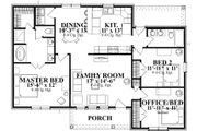 Traditional Style House Plan - 3 Beds 2 Baths 1442 Sq/Ft Plan #63-313 