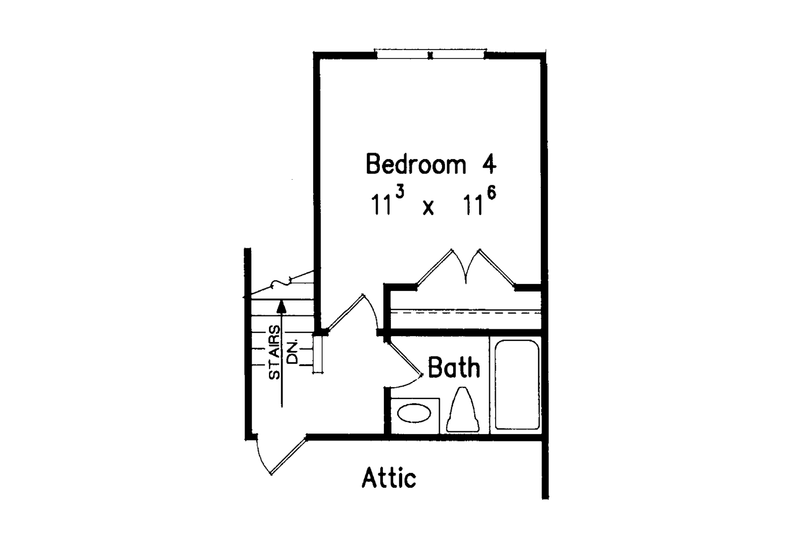Home Plan - Floor Plan - Other Floor for Classical House Plan #927-454 - 3 bed, 2 bath