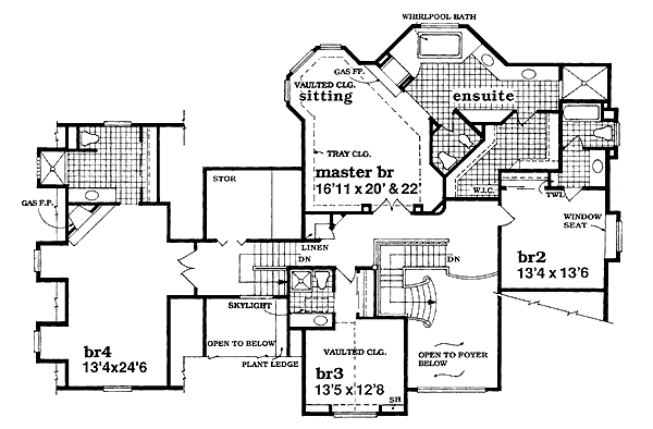 European Floor Plan - Other Floor Plan #47-320