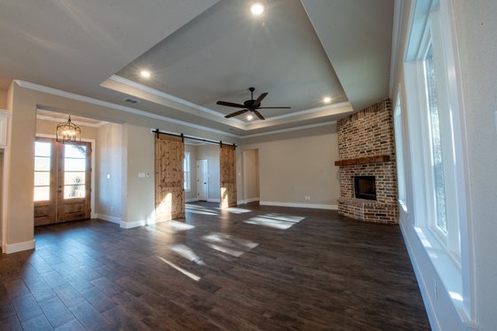 Interior - Family Room for Country House Plan #932-65 - 3 bed, 3 bath