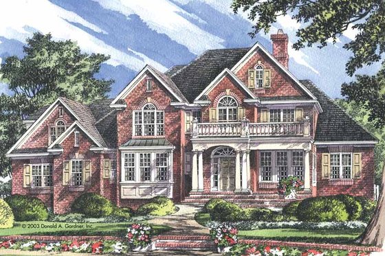 Exterior - Front Elevation 4 for Traditional House Plan #929-696 - 4 bed, 3.5 bath