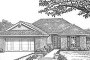 Traditional Style House Plan - 3 Beds 2 Baths 1319 Sq/Ft Plan #310-413 