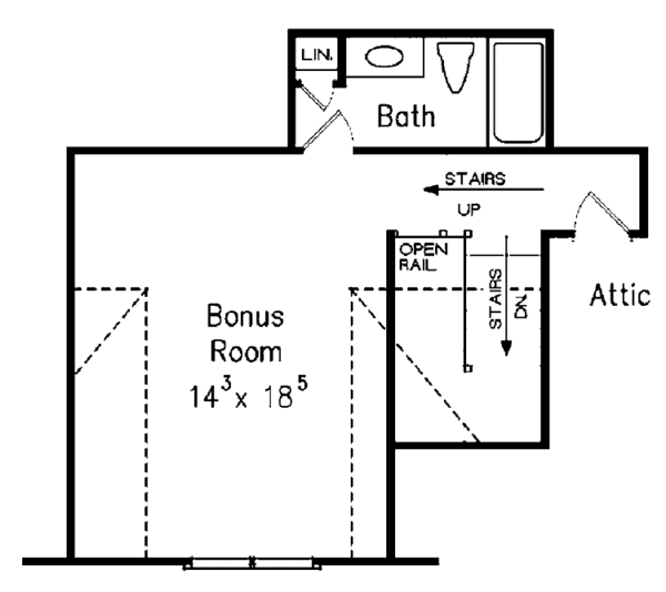 Architectural House Design - Country Floor Plan - Upper Floor Plan #927-274