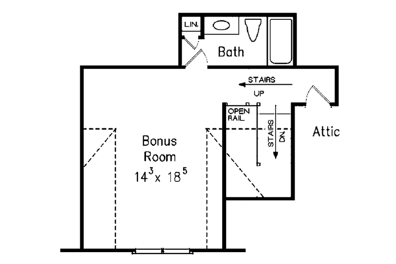 Dream House Plan - Floor Plan - Upper Floor for Country House Plan #927-274 - 3 bed, 2.5 bath