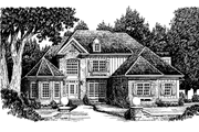 Country Style House Plan - 3 Beds 3.5 Baths 2798 Sq/Ft Plan #927-601 