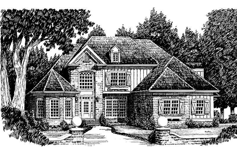 Home Plan - Exterior - Front Elevation 3 for Country House Plan #927-601 - 3 bed, 3.5 bath