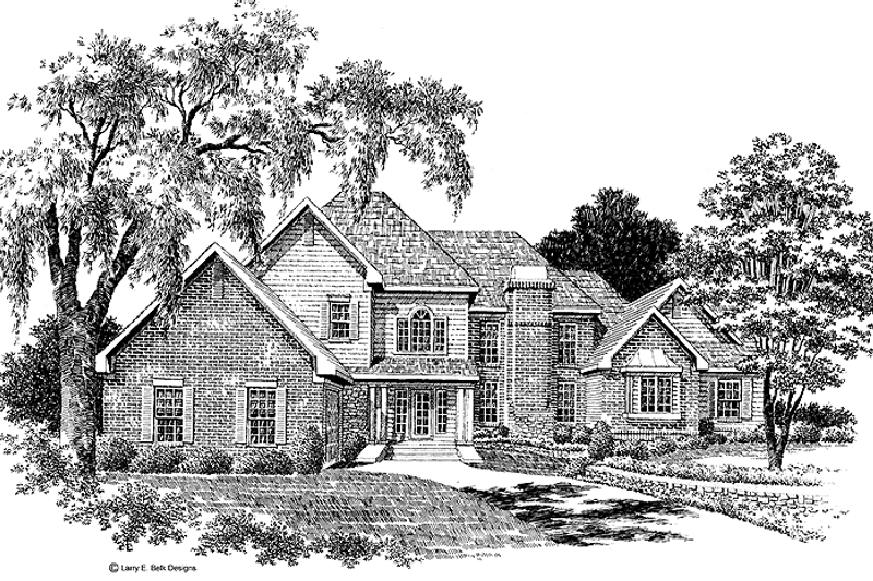 Home Plan - Colonial Exterior - Front Elevation Plan #952-27