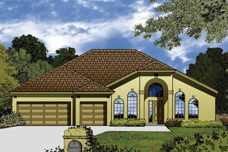 Dream House Plan - Contemporary Exterior - Front Elevation Plan #1015-46