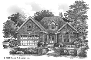 Traditional Exterior - Front Elevation Plan #929-717