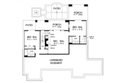 Craftsman Style House Plan - 4 Beds 4 Baths 2993 Sq/Ft Plan #929-982 