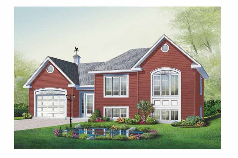 Dream House Plan - Exterior - Front Elevation 3 for Traditional House Plan #23-2402 - 2 bed, 1 bath
