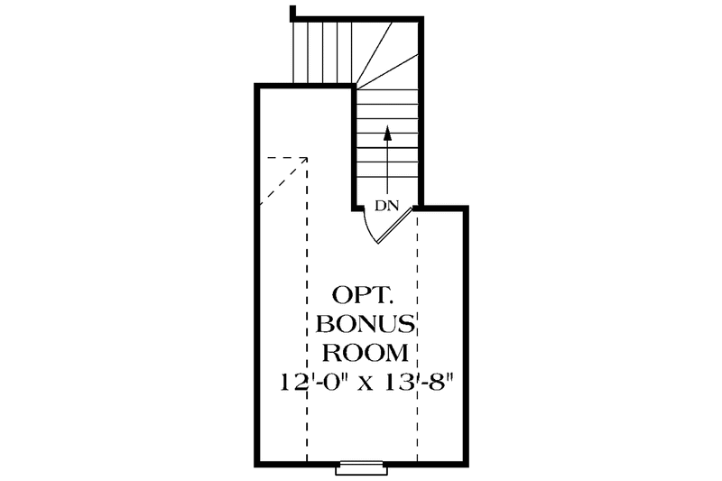 Dream House Plan - Floor Plan - Other Floor for Colonial House Plan #453-280 - 3 bed, 2 bath