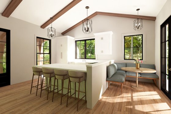Interior - Kitchen for Farmhouse House Plan #1094-28 - 1 bed, 1 bath