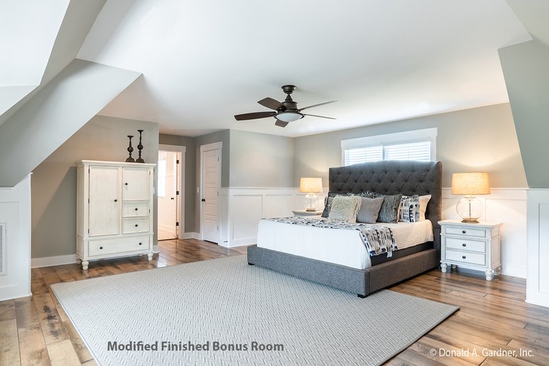 Home Plan - Modified Finished Bonus Room  Build 1