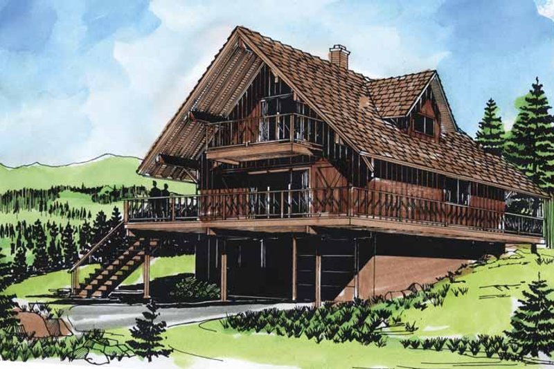 Architectural House Design - Contemporary Exterior - Front Elevation Plan #320-762