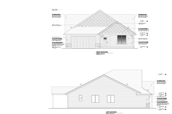 Exterior - Other Elevation for Craftsman House Plan #53-680 - 4 bed, 2 bath