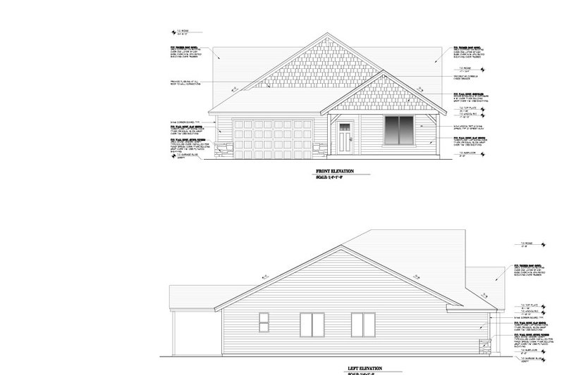 Dream House Plan - Exterior - Other Elevation for Craftsman House Plan #53-680 - 4 bed, 2 bath