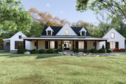 Farmhouse Style House Plan - 5 Beds 5.5 Baths 3728 Sq/Ft Plan #1094-25 
