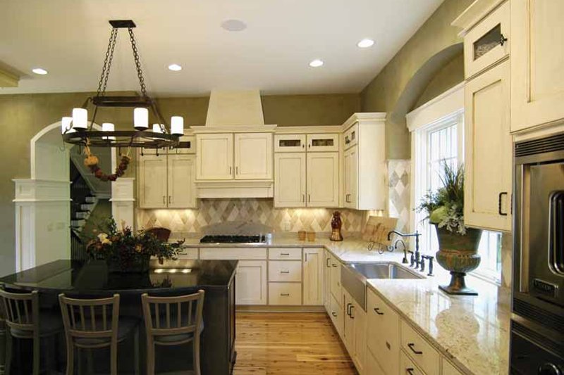 Home Plan - Interior - Kitchen 1 for European House Plan #928-42 - 4 bed, 3.5 bath