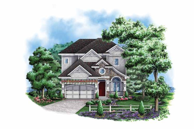Home Plan - Exterior - Front Elevation 3 for Traditional House Plan #1017-128 - 3 bed, 3 bath