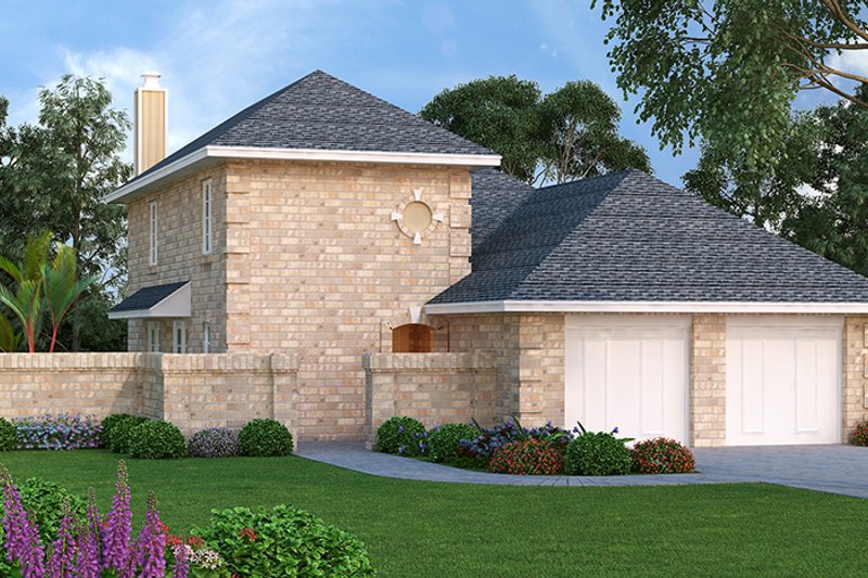House Plan Design - Exterior - Front Elevation 4 for Traditional House Plan #45-565 - 3 bed, 2 bath