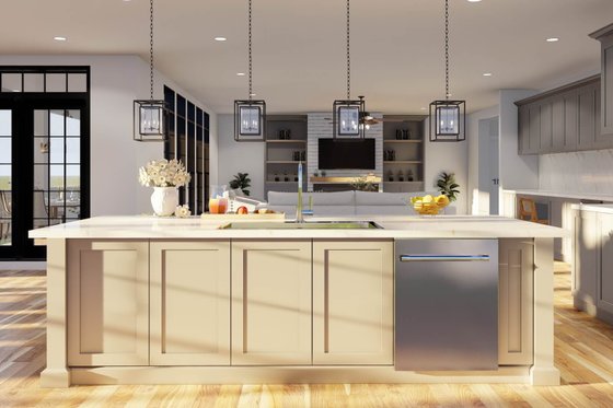 Interior - Kitchen for Traditional House Plan #923-343 - 5 bed, 4.5 bath