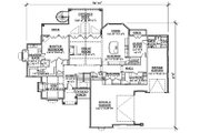European Style House Plan - 5 Beds 4 Baths 2783 Sq/Ft Plan #5-316 